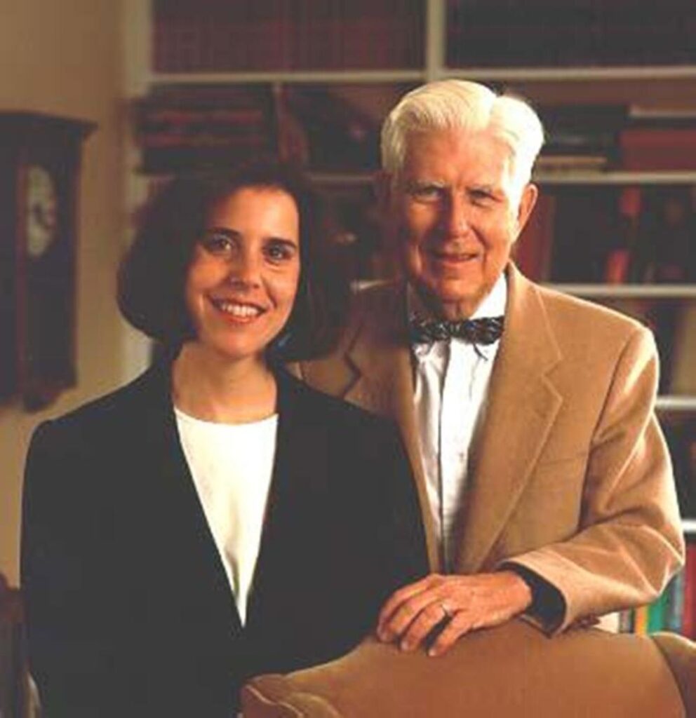 Dr. Aaron T. Beck and his daughter Dr. Judith S. Beck in 1994.